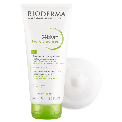Bioderma sebium бальзам успокаивающий очищающий hydra 200 мл