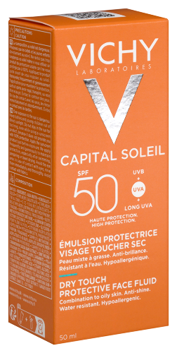 Vichy capital soleil эмульсия матирующая для лица spf50 50 мл