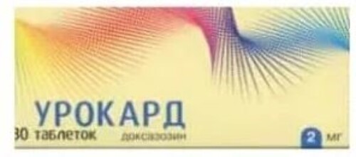 Купить УРОКАРД 0,002 N30 ТАБЛ цена