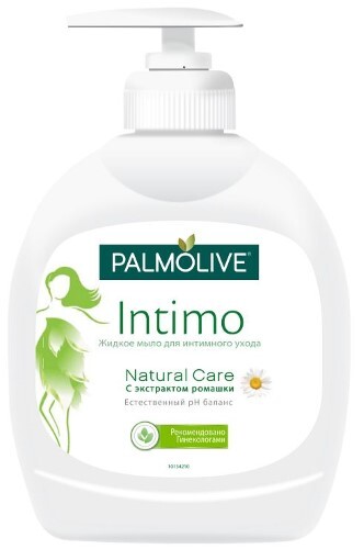Купить PALMOLIVE INTIMO МЫЛО ЖИДКОЕ ДЛЯ ИНТИМНОГО УХОДА NATURAL CARE С ЭКСТРАКТОМ РОМАШКИ 300МЛ цена