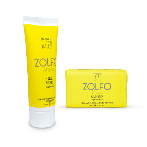 Набор Mario Fissi 1937 Cерное Восстанавливающее баланс: гель д/лица 75 мл + мыло твердое 100  по выгодной цене!