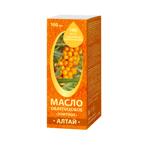 ОБЛЕПИХОВОЕ МАСЛО АЛТАЙ ЭЛИТНОЕ