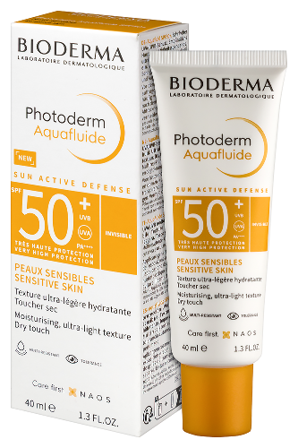 Bioderma photoderm крем аквафлюид солнцезащитный spf 50+ 40 мл