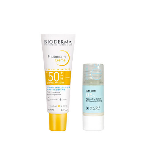 Набор Bioderma Photoderm Солнцезащитный Крем SPF 50+ 40 мл + Etat Pur Сыворотка с алоэ Вера 15 мл
