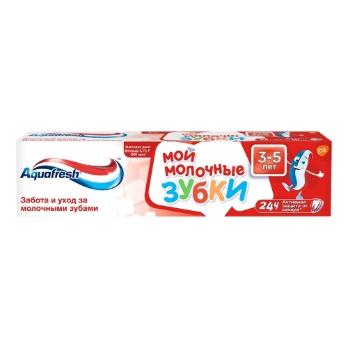 Aquafresh зубная паста мои молочные зубки 50 мл/3-5 лет