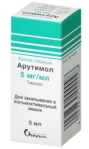 Купить АРУТИМОЛ 0,005/МЛ 5МЛ ФЛАК КАПЛИ ГЛАЗНЫЕ цена