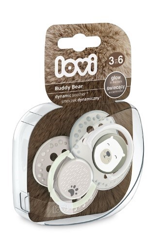 LOVI СОСКА-ПУСТЫШКА СИЛИКОНОВАЯ BUDDY BEAR 3-6МЕС N2
