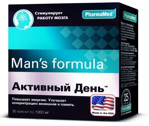 МЕН-С ФОРМУЛА АКТИВНЫЙ ДЕНЬ N30 КАПС