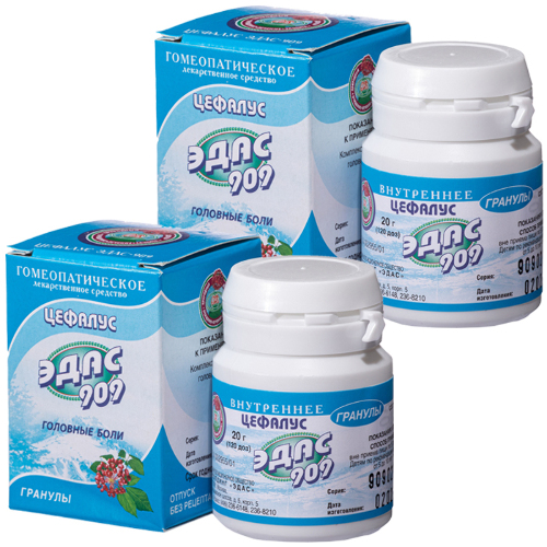 Набор ЭДАС - 909 Цефалус со скидкой 40% на вторую упаковку