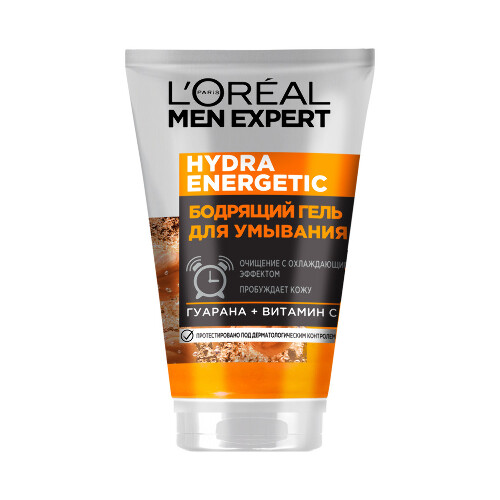 L’oreal paris men expert гель для умывания бодрящий hydra energetic 100 мл