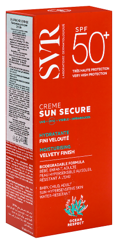 Svr sun secure увлажняющий крем безопасное солнце spf50+ 50 мл