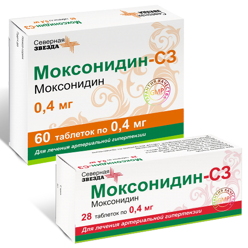 Набор Моксонидин-СЗ таб. 0,4мг №28 + Моксонидин-СЗ таб. 0,4мг №60 - по специальной цене - цена 549.10 руб., купить в интернет аптеке в Твери Набор Моксонидин-СЗ таб. 0,4мг №28 + Моксонидин-СЗ таб. 0,4мг №60 - по специальной цене, инструкция по применению