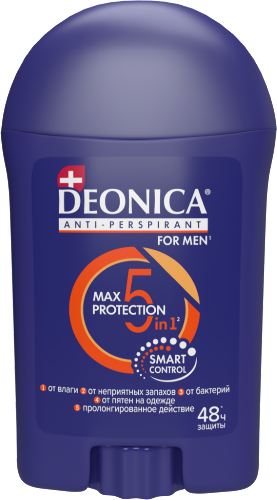 Deonica for men антиперспирант-стик 5 protection 40 мл