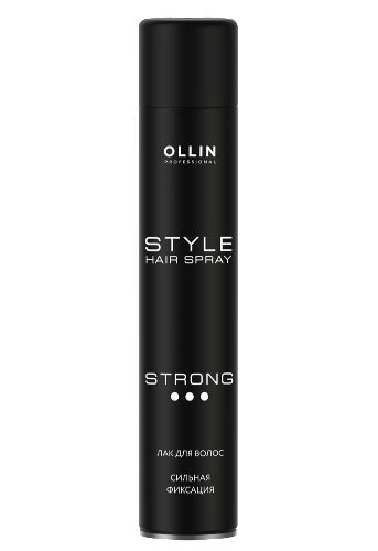 Ollin style лак волос сильной фиксации 500 мл
