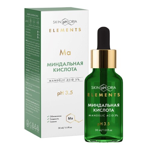Купить SKINPHORIA (СКИНФОРИЯ) СЫВОРОТКА С МИНДАЛЬНОЙ КИСЛОТОЙ 30МЛ цена