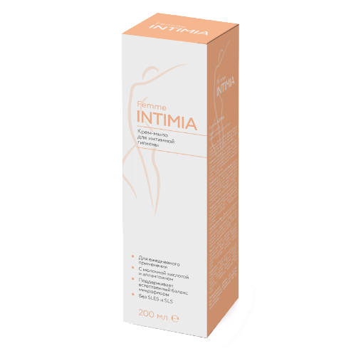 Femme intimia крем-мыло для интимной гигиены 200 мл