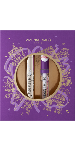 Vivienne sabo набор/тушь для ресниц cabaret premiere тон 1 9 мл+гель для бровей с эффектом ламинирования fixateur тон 01 6 мл/