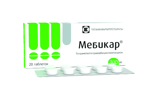 Купить Мебикар 300 мг 20 шт. таблетки цена