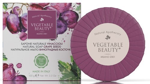 Купить Vegetable beauty виноградные косточки натуральное мыло 100 гр цена