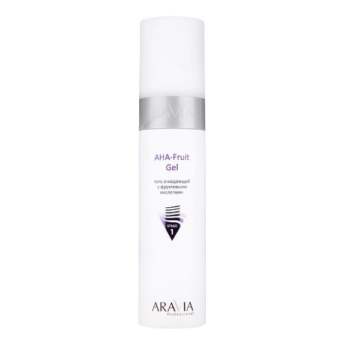 Aravia professional гель очищающий с фруктовыми кислотами fruit gel 250 мл