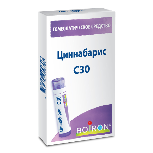 ЦИННАБАРИС С30 ГОМЕОПАТ МОНОКОМП ПРЕПАРАТ МИНЕРАЛЬНО-ХИМИЧ ПРОИСХОЖД