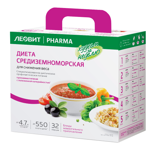 Леовит худеем за неделю средиземноморская диета для снижения веса/кейс/