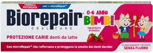Biorepair kids fragola зубная паста для детей с экстрактом земляники 50 мл