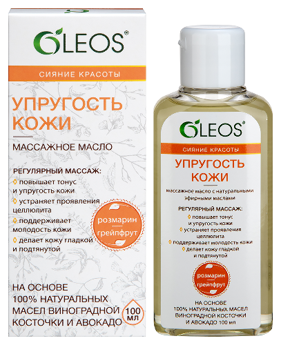 Oleos масло массажное упругость кожи 100 мл