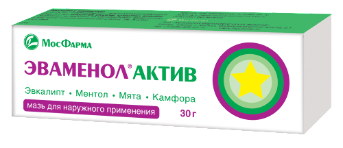 Купить Эваменол актив мазь для наружного применения 30 гр цена