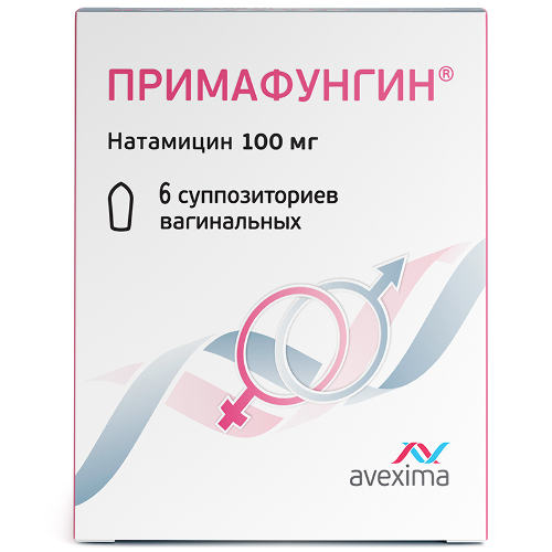 Купить Примафунгин 100 мг 6 шт. суппозитории вагинальные цена