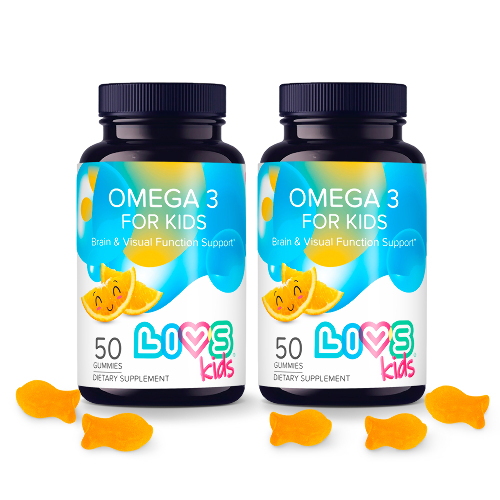 Набор LIVS Омега-3 для детей в мармеладной форме из 2 уп