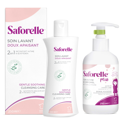Набор САФОРЕЛЬ гель д/интимной гигиены БЕРЕЖНОЕ ОЧИЩЕНИЕ 250мл + САФОРЕЛЬ МИСС детский гель д/интимной гигиены 250мл