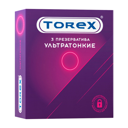 TOREX ПРЕЗЕРВАТИВЫ УЛЬТРАТОНКИЕ