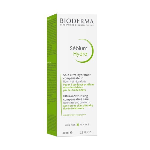Bioderma Sebium гидра крем увлажняющий для пересушенной кожи с несовершенствами 40 мл