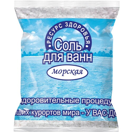 Купить Ресурс здоровья соль для ванн морская 1000 гр цена
