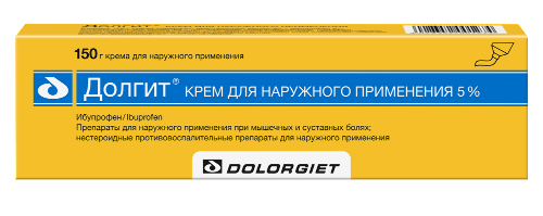Долгит 5% крем для наружного применения 150 гр
