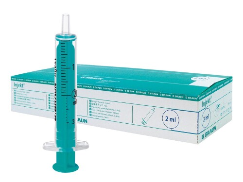 Шприц 2 мл инжект люэр дуо 2-х комп с иглой 23g 0,6х30 мм 100 шт.