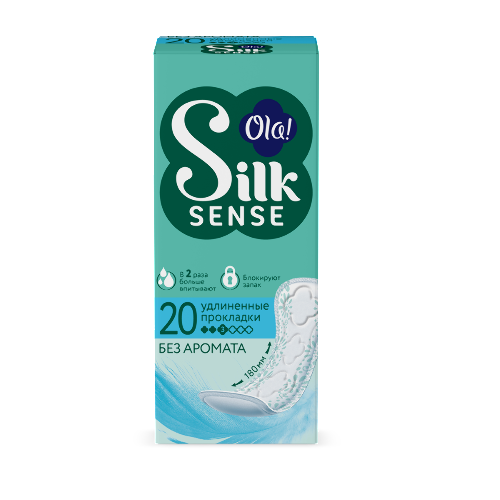 Купить Ola silk sense прокладки ежедневные daily large 20 шт./без аромата цена