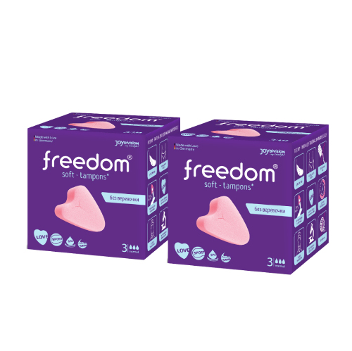 Набор из 2х упаковок FREEDOM тампоны normal №3