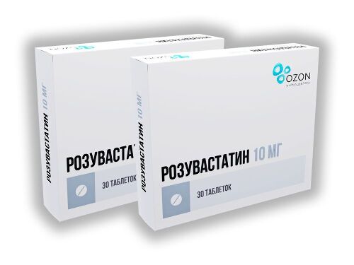 Купить Розувастатин 10 мг 30 шт. таблетки, покрытые пленочной оболочкой по цене 588 руб в Москве Розувастатин 10 мг 30 шт. таблетки, покрытые пленочной оболочкой