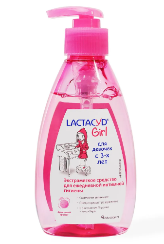 Lactacyd girl гель для девочек с 3-х лет 200 мл
