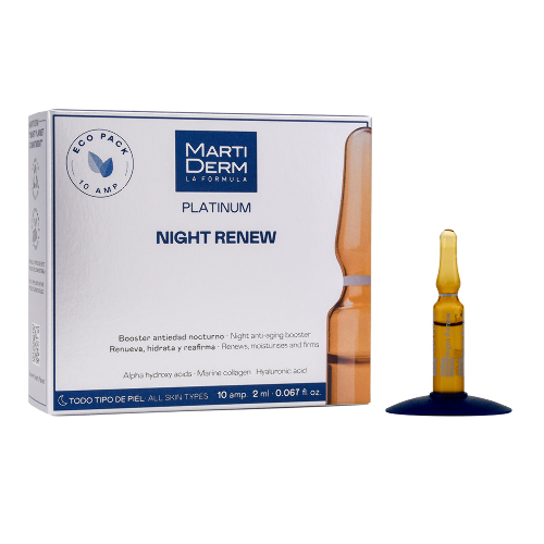 Martiderm platinum ампулы ночное восстановление 2 мл 10 шт.