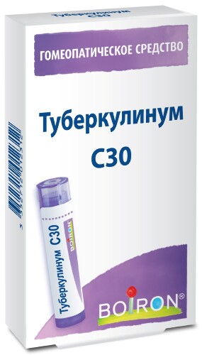 ТУБЕРКУЛИНУМ C30 ГОМЕОПАТ МОНОКОМП ПРЕПАРАТ ЖИВОТН ПРОИСХОЖД