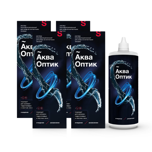 Набор из 4 уп АкваОптик 450мл со скидкой