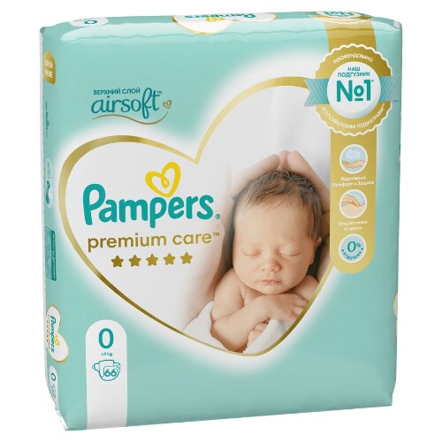 ПОДГУЗНИКИ PREMIUM CARE РАЗМЕР