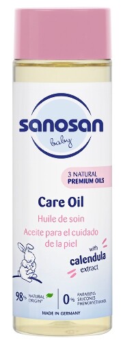 Купить Sanosan baby детское масло с обогащенной формулой 200 мл цена