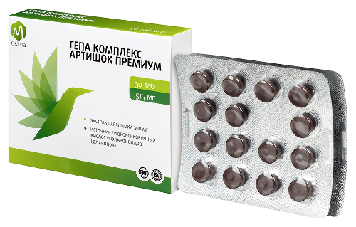 ГЕПА КОМПЛЕКС АРТИШОК ПРЕМИУМ