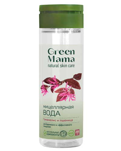 Купить GREEN MAMA ВОДА МИЦЕЛЛЯРНАЯ ДЛЯ БЕРЕЖНОГО И ЭФФЕКТИВНОГО ОЧИЩЕНИЯ 200МЛ цена