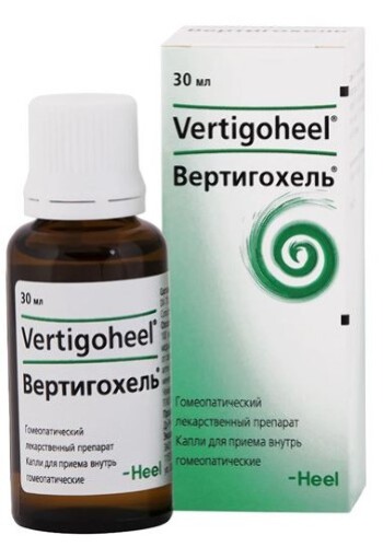 Купить Вертигохель капли для приема внутрь гомеопатического применения 30 мл цена