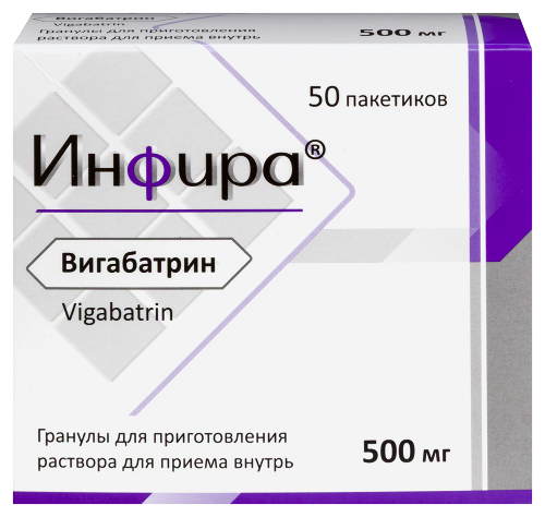 Инфира 500 мг 50 шт. пакет гранулы для приготовления раствора